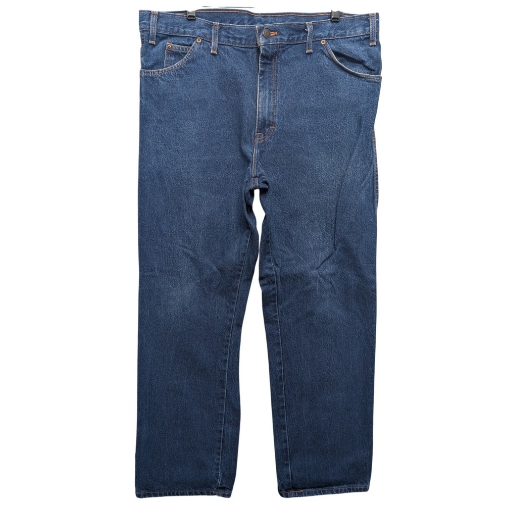 Dickies Regular Fit Jeans Mens 38x32 Blue Straight Leg Denim 9393NB